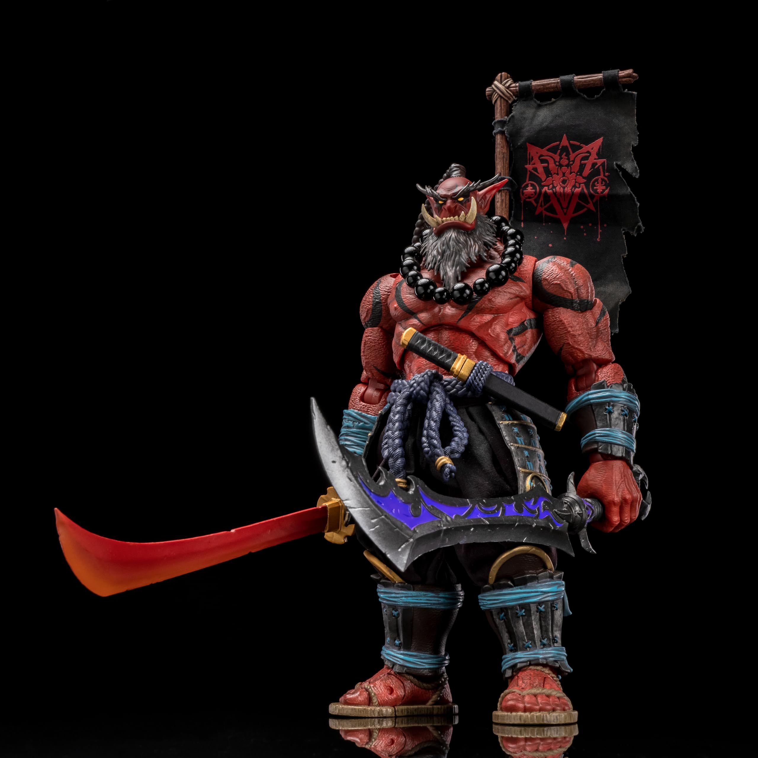 Amazon.com: METYTOYZ Corrup Devil Orc Swordsman Action Figure